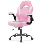 Sedia da Gaming Definitiva: Ergonomica, in Pelle PU, Sedia Direzionale da Ufficio con Braccioli Ribaltabili
