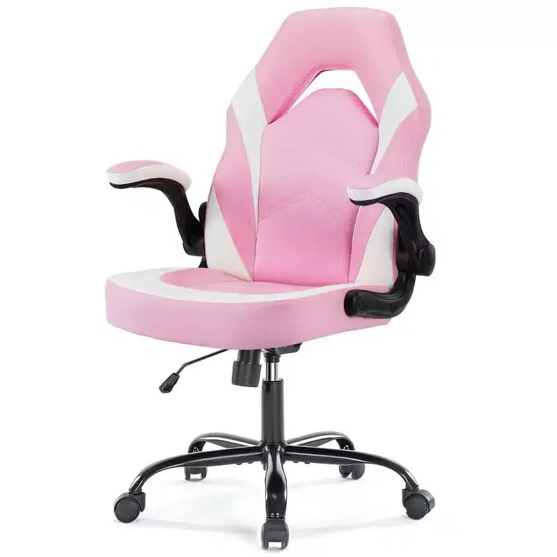 Sedia da Gaming Definitiva: Ergonomica, in Pelle PU, Sedia Direzionale da Ufficio con Braccioli Ribaltabili