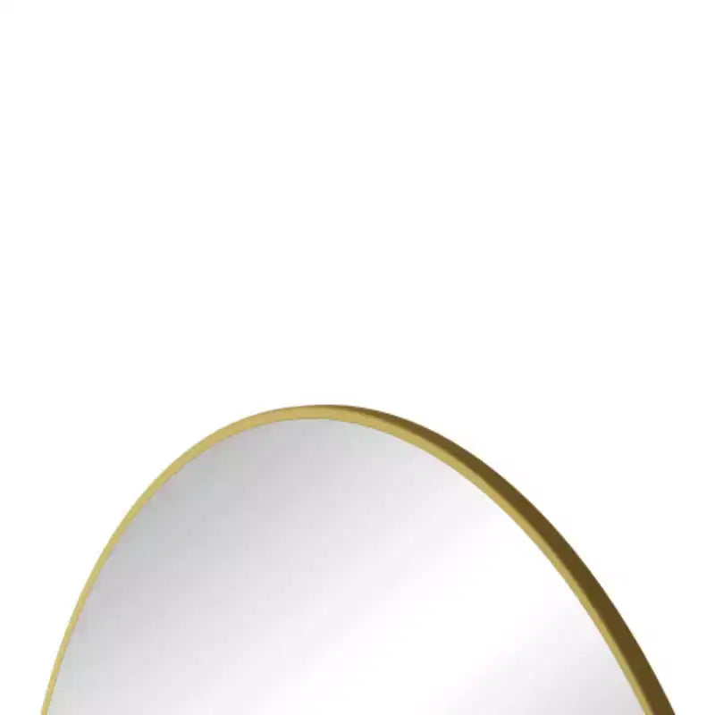 Specchio da parete circolare dorato oversize da 48 pollici: Grande, con cornice in metallo, da toeletta, per camerino - Lusso per bagno, soggiorno, camera da letto