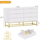 Cassettiera piccola a 6 cassetti - Comodino e organizer moderno e compatto per camera da letto/soggiorno