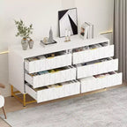 Cassettiera piccola a 6 cassetti - Comodino e organizer moderno e compatto per camera da letto/soggiorno
