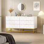 Cassettiera piccola a 6 cassetti - Comodino e organizer moderno e compatto per camera da letto/soggiorno