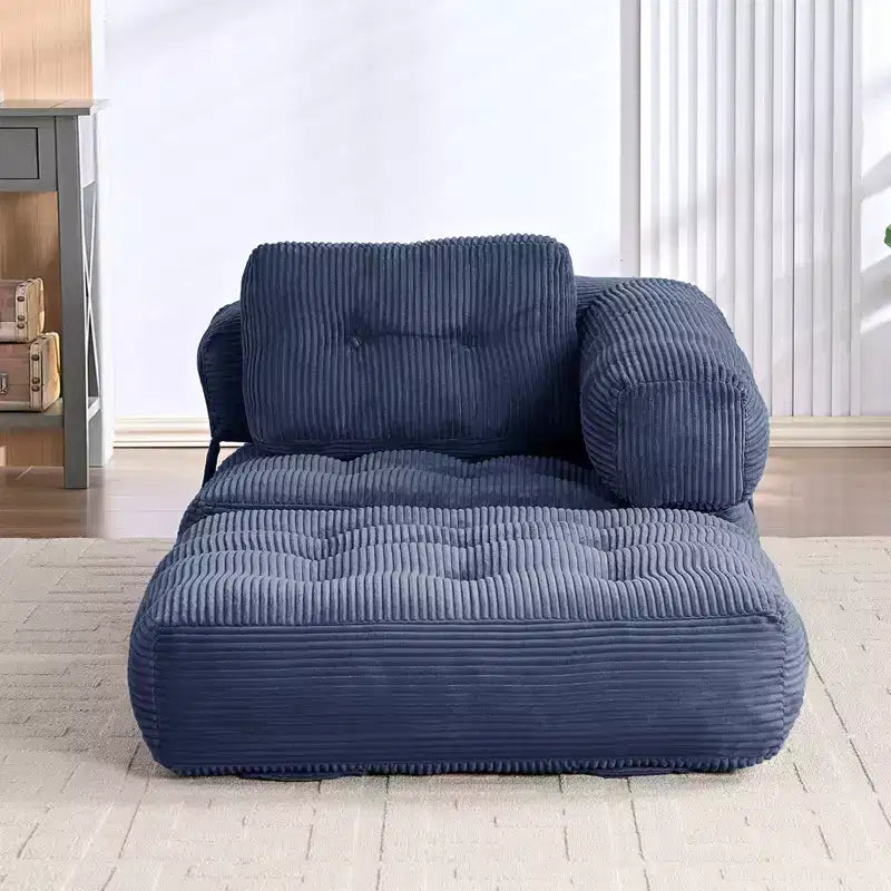 Divano Letto Pieghevole, Divano Letto Convertibile a L con Bracciolo Pieghevole