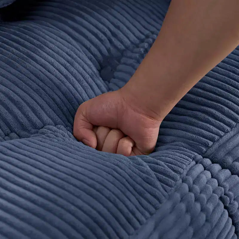 Divano Letto Pieghevole, Divano Letto Convertibile a L con Bracciolo Pieghevole
