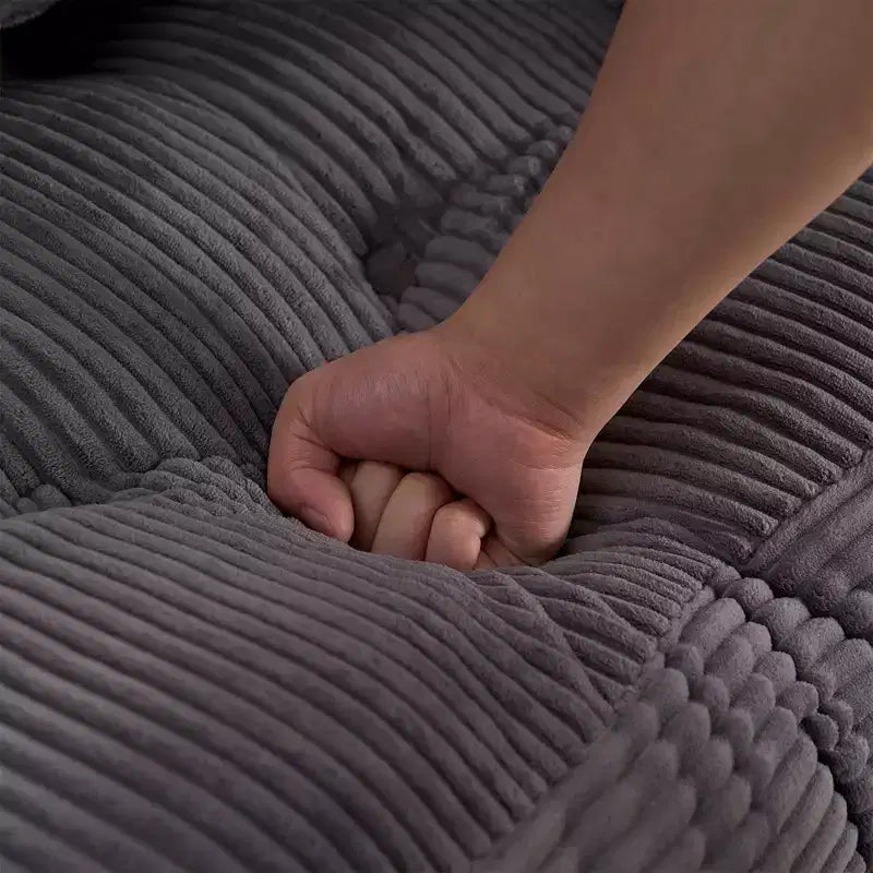 Divano Letto Pieghevole, Divano Letto Convertibile a L con Bracciolo Pieghevole