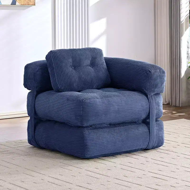 Divano Letto Pieghevole, Divano Letto Convertibile a L con Bracciolo Pieghevole