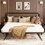 Daybed for an approx. 97 × 191 cm mattress with Trundle - Space-Saving Sofa Bed & Guest Bed