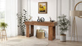 63 Inch Wood Console Table for Entryway, Rectangular Sofa Table Behind The Couch, Modern Farmhouse Console Tables for Entrance, Hallway, Living Room