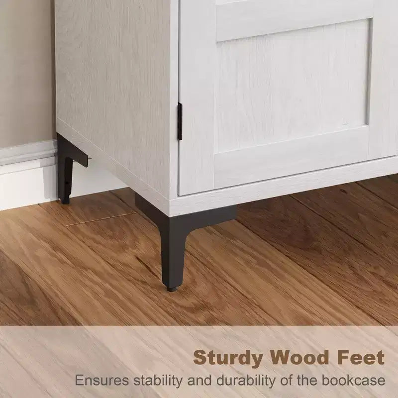 Armadio pensile alto 180 cm, dispensa da cucina, mobiletto da bagno a 5 ripiani con 4 ante e ripiani regolabili per cucina, sala da pranzo, bagno