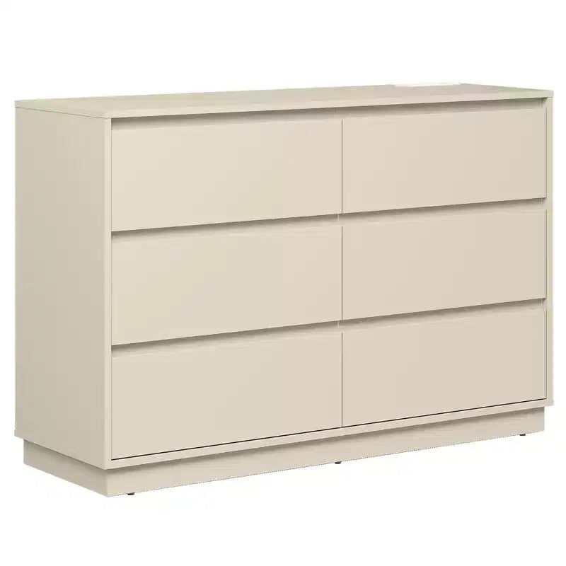 47 Wide 6 Drawer Dresser for Bedroom with Charging Station