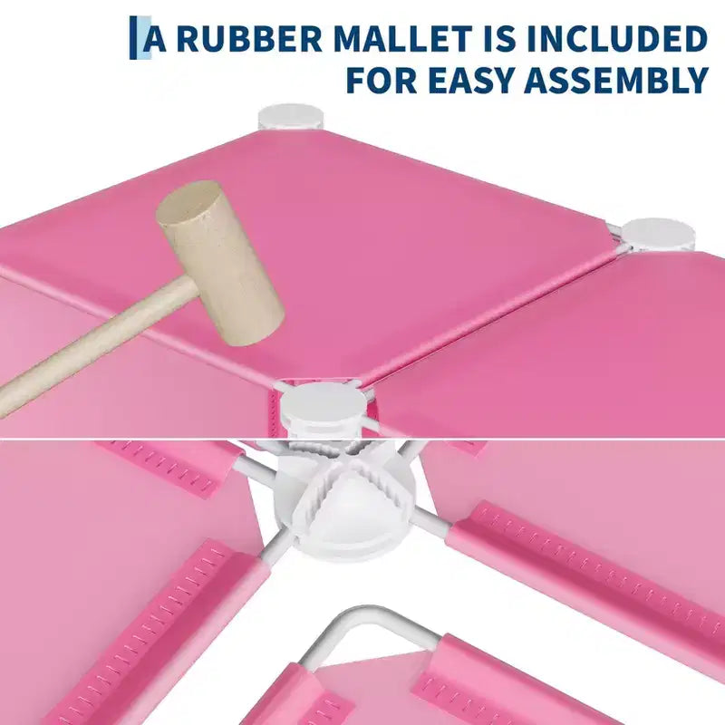 Organizzatore portaoggetti a 9 cubi - Scaffale modulare per cubi resistente, 30 x 30 x 30 cm, ripiani per armadio fai da te impilabili con piedini anti-ribaltamento e kit di attrezzi