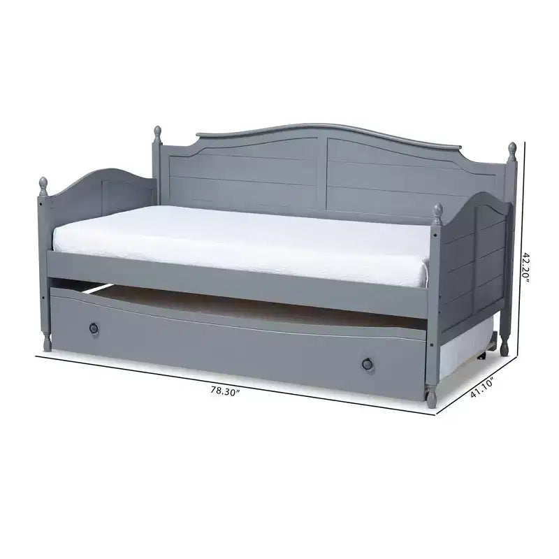 Daybed Mara Wood con secondo letto estraibile -
