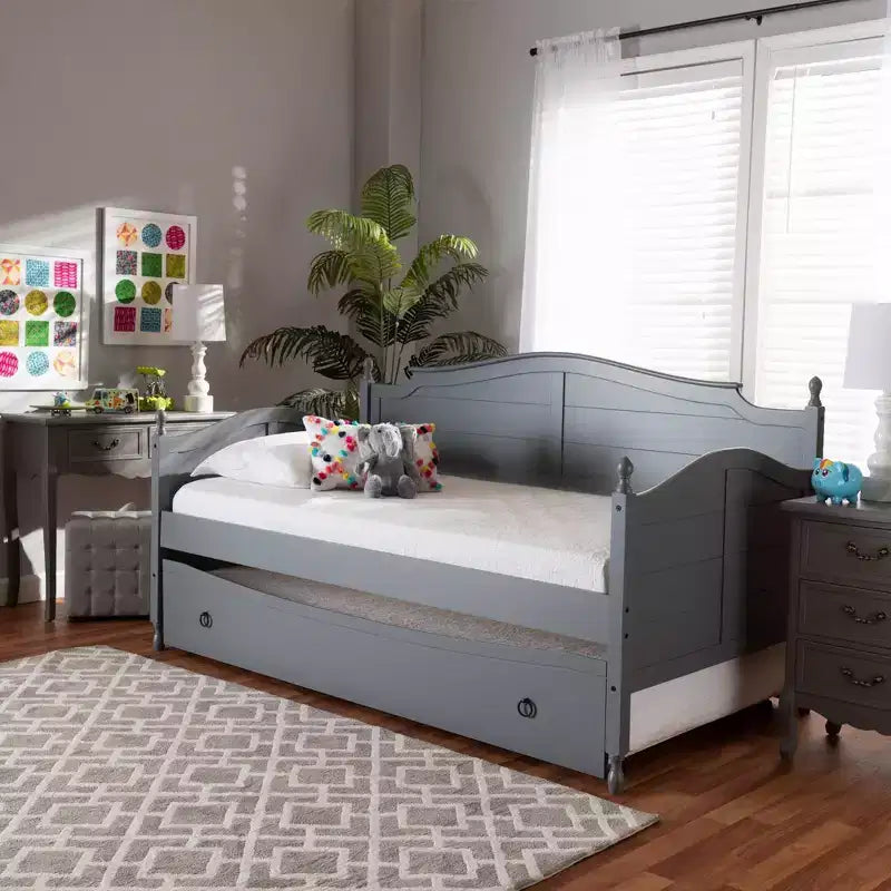 Daybed Mara Wood con secondo letto estraibile -