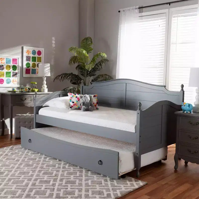 Daybed Mara Wood con secondo letto estraibile -