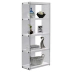 Hollow Core/Tempered Glass Bookcase