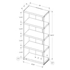 Libreria in vetro temperato/anima a nido d'ape -
