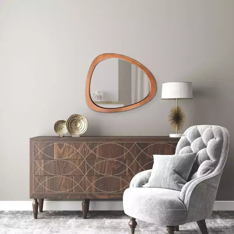 Cobblestone Mirror Natural -