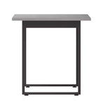 Tavolo da conferenza commerciale 48x30 con piano in laminato spesso 1" a doppia faccia con bordatura in PVC e base in acciaio resistente a U.