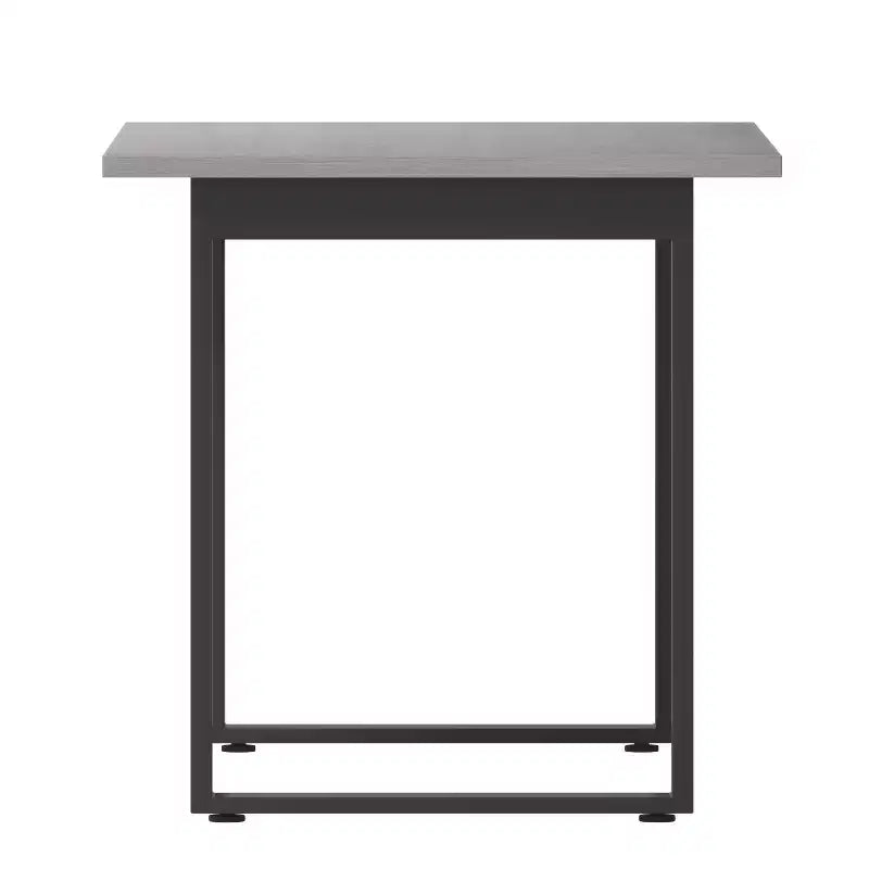 Tavolo da conferenza commerciale 48x30 con piano in laminato spesso 1" a doppia faccia con bordatura in PVC e base in acciaio resistente a U.