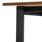 Tavolo da conferenza commerciale 48x30 con piano in laminato spesso 1" a doppia faccia con bordatura in PVC e base in acciaio resistente a U.