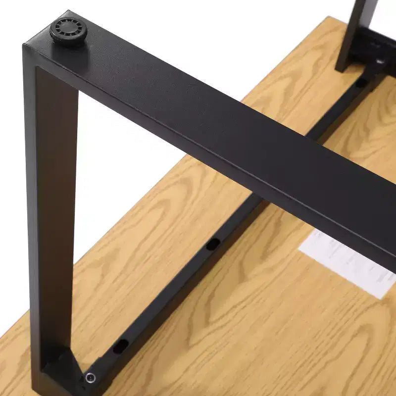 Tavolo da conferenza commerciale 48x30 con piano in laminato spesso 1" a doppia faccia con bordatura in PVC e base in acciaio resistente a U.