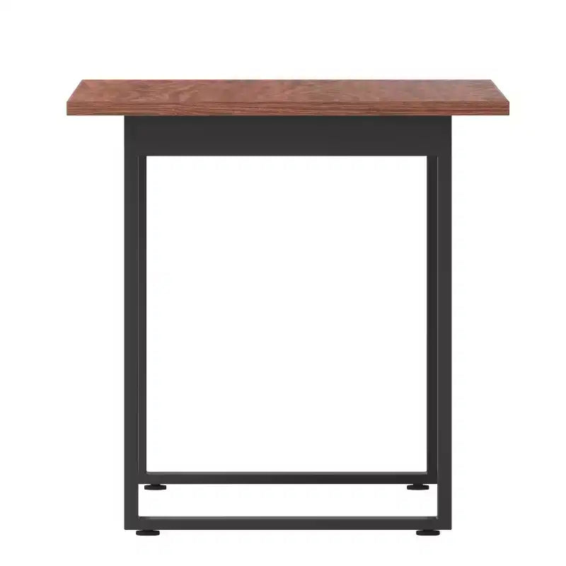 Tavolo da conferenza commerciale 48x30 con piano in laminato spesso 1" a doppia faccia con bordatura in PVC e base in acciaio resistente a U.