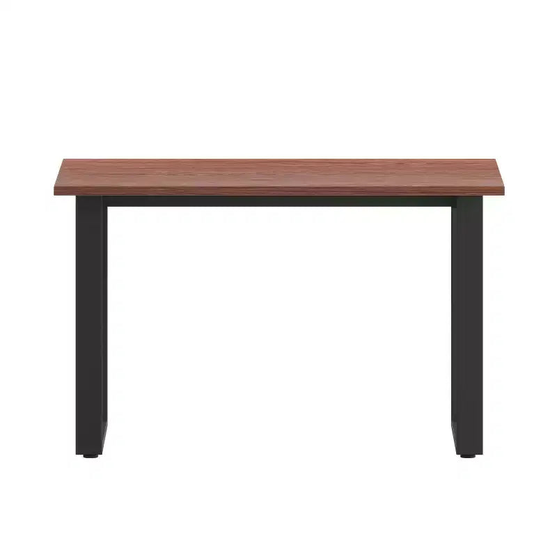 Tavolo da conferenza commerciale 48x30 con piano in laminato spesso 1" a doppia faccia con bordatura in PVC e base in acciaio resistente a U.