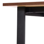 Tavolo da conferenza commerciale 48x30 con piano in laminato spesso 1" a doppia faccia con bordatura in PVC e base in acciaio resistente a U.