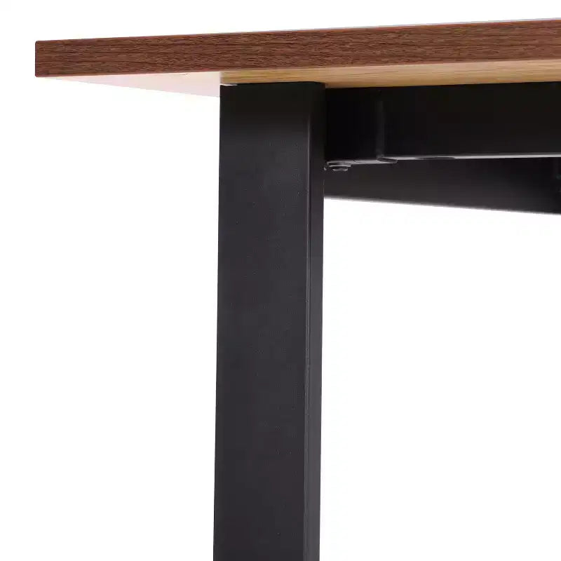 Tavolo da conferenza commerciale 48x30 con piano in laminato spesso 1" a doppia faccia con bordatura in PVC e base in acciaio resistente a U.