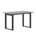 Tavolo da conferenza commerciale 48x30 con piano in laminato spesso 1" a doppia faccia con bordatura in PVC e base in acciaio resistente a U.