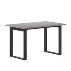 Tavolo da conferenza commerciale 48x30 con piano in laminato spesso 1" a doppia faccia con bordatura in PVC e base in acciaio resistente a U.